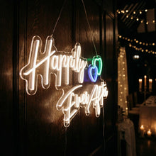 Load image into Gallery viewer, Happily ever after neon sign, wedding neon sign, wedding decor neon sign