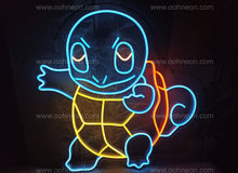Load image into Gallery viewer, Squirtle Neon Sign, Squirtle Pokemon Anime Neon Sign