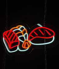 Load image into Gallery viewer, Sushi set neon sign, Japanese Delicacy neon sign, Sashimi and Rice neon sign, Asian Cuisine neon sign