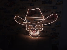Load image into Gallery viewer, Skull Neon Sign, Skeleton Neon sign, Skull and Crossbones Neon sign, Pirate Skull Neon sign, Death's Head Neon sign