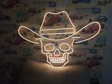 Load image into Gallery viewer, Skull Neon Sign, Skeleton Neon sign, Skull and Crossbones Neon sign, Pirate Skull Neon sign, Death's Head Neon sign