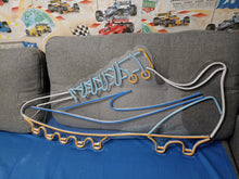 Load image into Gallery viewer, Football shoes neon sign, glowing soccer shoes, football shoes neon, bright football cleats, neon soccer cleats, glowing soccer footwear, neon sports shoes, light-up football shoes, soccer shoes with lights.