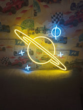 Load image into Gallery viewer, Planet saturn Neon Sign, Saturn Planet neon sign, Planet Galaxy Neon Signs, Space led neon sign, custom Saturn led decor, Space led neon