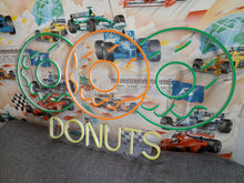 Load image into Gallery viewer, Donut neon sign, neon donut sign, neon sign donut, donut shop neon sign, pink donut neon sign, glazed donut neon sign, aesthetic donut neon sign, donut LED sign, light up donut sign, neon doughnut sign