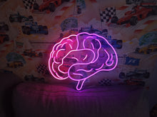 Load image into Gallery viewer, Human Brain neon sign, Brain Anatomy neon sign, Thinking Brain neon sign 15in Multicolor