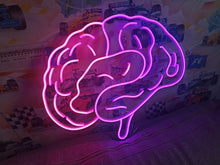 Load image into Gallery viewer, Human Brain neon sign, Brain Anatomy neon sign, Thinking Brain neon sign