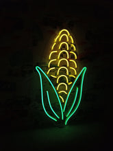 Load image into Gallery viewer, Corn Cob neon sign, Sweet Corn neon sign, Corn Ear neon sign