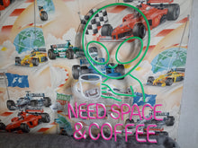 Load image into Gallery viewer, Alien Neon Sign, Need Space & Coffee Neon Sign, Alien Mug Neon Sign, Caffeine Martian Neon Sign