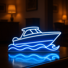 Load image into Gallery viewer, Motorboat Neon Sign, Speedboat Neon Sign, Powerboat Neon Sign