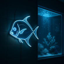 Load image into Gallery viewer, Fish Neon Sign, Bass Neon Sign, Trout Neon Sign, Seafood Neon Sign