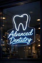 Load image into Gallery viewer, Advanced Dentistry Neon Sign, Dental clinic neon sign, Oral surgery neon sign