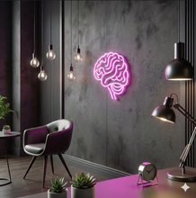 Load image into Gallery viewer, Brain Neon Sign, Human Brain Neon Sign, Mind Art Neon Sign