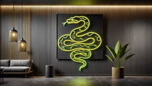 Load image into Gallery viewer, Python Neon Sign, Exotic snake neon sign, Constrictor neon sign