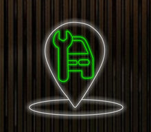 Load image into Gallery viewer, Repair Car Service Neon Sign, Wrench neon sign, gear wrench led light, Garage Decor, Car Care Centre Decor