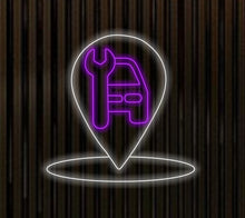Load image into Gallery viewer, Repair Car Service Neon Sign, Wrench neon sign, gear wrench led light, Garage Decor, Car Care Centre Decor