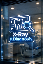 Load image into Gallery viewer, Dental X-Ray neon sign, Tooth X Ray neon sign, X-Ray & Diagnosis neon sign