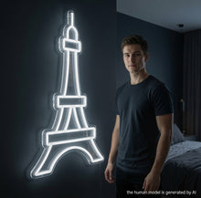 Load image into Gallery viewer, Eiffel Tower Neon Sign, Eiffel Tower Paris Neon Sign, Paris Landmark Neon Sign
