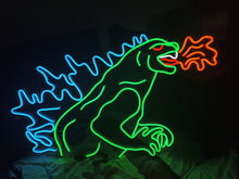 Load image into Gallery viewer, Godzilla Neon Sign led