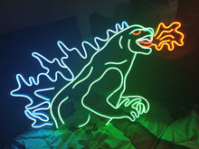 Load image into Gallery viewer, Godzilla Neon Sign led