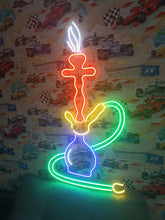 Load image into Gallery viewer, Hookah Neon Sign, Shisha Neon Sign, Hookah Led Sign, Hookah Neon Light, Smoker Neon Sign, Bar neon light, Hookah Bar Decor