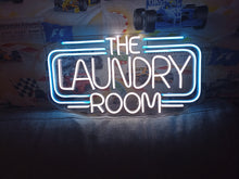 Load image into Gallery viewer, Neon sign inscription the laundry room, laundry neon sign, Neon Signs for Laundromats, LED Neon Signs