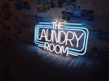 Load image into Gallery viewer, Neon sign inscription the laundry room, laundry neon sign, Neon Signs for Laundromats, LED Neon Signs