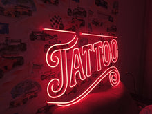 Load image into Gallery viewer, Tattoo Neon Sign – Bright LED Wall Light for Tattoo Studio or Barbershop Decor, Tattoo LED Neon Sign – Eye-Catching Storefront Decor for Shopify Shops & Tattoo Studios