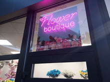 Load image into Gallery viewer, Flower neon sign, flower shop neon sign, Flower boutique neon sign, Custom neon sign Flower boutique, Flower boutique LED neon sign