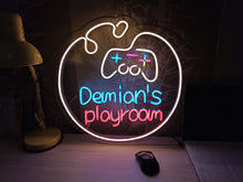 Load image into Gallery viewer, Game controller neon sign, Neon Controller Sign Gamepad Led Light, Gaming Controller Neon Sign