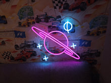 Load image into Gallery viewer, Planet saturn Neon Sign, Saturn Planet neon sign, Planet Galaxy Neon Signs, Space led neon sign, custom Saturn led decor, Space led neon