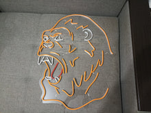 Load image into Gallery viewer, Gorilla Head Neon Sign – Wild Glow LED Accent | Custom Neon Artwork For Jungle-Inspired Spaces