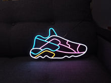 Load image into Gallery viewer, Neon sport Shoe Sign, Sneaker Neon Sign, Neon sports shoe signage, Athletic footwear neon sign, Neon sneaker logo, Running shoe neon light