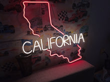 Load image into Gallery viewer, California state - led light neon sign