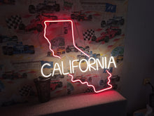 Load image into Gallery viewer, California state - led light neon sign