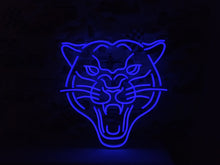 Load image into Gallery viewer, Panther cat neon sign, LED Panther head neon sign, animal neon sign, animals neon sign, cat neo sign, lion neon sign