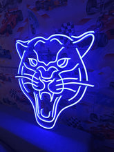 Load image into Gallery viewer, Panther cat neon sign, LED Panther head neon sign, animal neon sign, animals neon sign, cat neo sign, lion neon sign