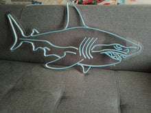 Load image into Gallery viewer, Shark Neon Sign, Sea and Ocean Led Art Light