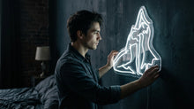 Load image into Gallery viewer, Woman body neon sign, Body neon sign, Body led sign, Woman body led light, Lady neon sign, Neon sign bedroom girl