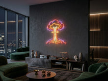 Load image into Gallery viewer, Nuclear explosion neon sign, Mushroom cloud neon sign, Atomic blast neon sign