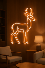 Load image into Gallery viewer, Antelope neon sign, Gazelle neon sign, Wild Antelope neon sign