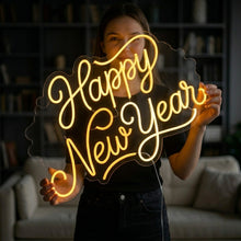 Load image into Gallery viewer, Happy New Year Neon Sign, New Year Party Neon Sign, Celebration Neon Sign