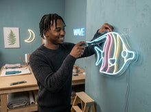 Load image into Gallery viewer, Fish neon sign, Neon fish sign, Neon tropical fish sign, Tropical fish LED sign, Tropical fish neon light, Custom neon fish sign, Tropical fish neon art