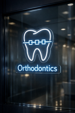 Load image into Gallery viewer, Orthodontics neon sign, Orthodontist neon sign, Dental Braces neon sign