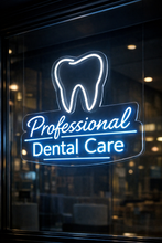 Load image into Gallery viewer, Professional Dental Care neon sign, Dentist Tooth neon sign, Dental Clinic neon sign