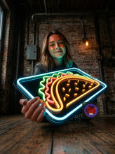 Load image into Gallery viewer, Taco Neon Sign, Mexican Taco Neon Sign, Street Taco Neon Sign
