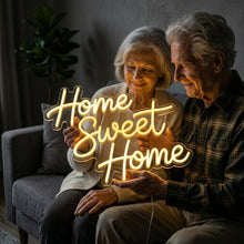 Load image into Gallery viewer, Home Sweet Home Neon Sign, Cozy Home Neon Sign, Welcome Home Neon Sign