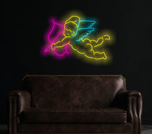 Load image into Gallery viewer, Angel of love neon sign, cupid led sign, Valentine's Day gift led