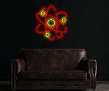 Load image into Gallery viewer, Atom - LED Neon Sign, Molecule neon sign, molecule neon light, human molecule led sign