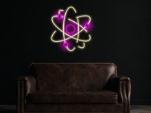 Load image into Gallery viewer, Atom - LED Neon Sign, Molecule neon sign, molecule neon light, human molecule led sign