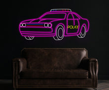 Load image into Gallery viewer, Car neon sign, police car neon sign, custom car neon sign, sport car neon sign, Automotive neon sign, LED car neon sign, Man cave car neon